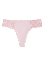 Isla Pink Floral Lace Tanga Panties - view 6