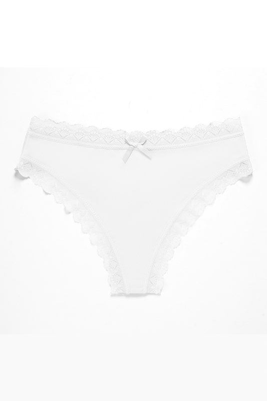 Liora White Lace Briefs - view 1