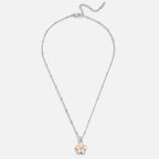 Alma Blush Pink Sakura Bloom Silver Necklace - view 4