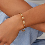 Sofia Crystal And Gold Bangle - view 2