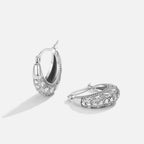 Cleofe Vintage Silver Earrings - view 1