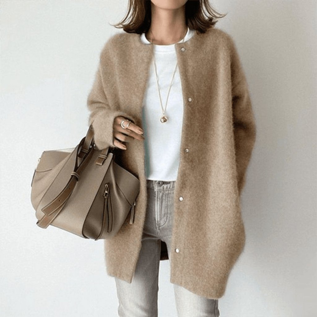 Ottilie Longline Soft Open-Style Knit Cardigan - view 1