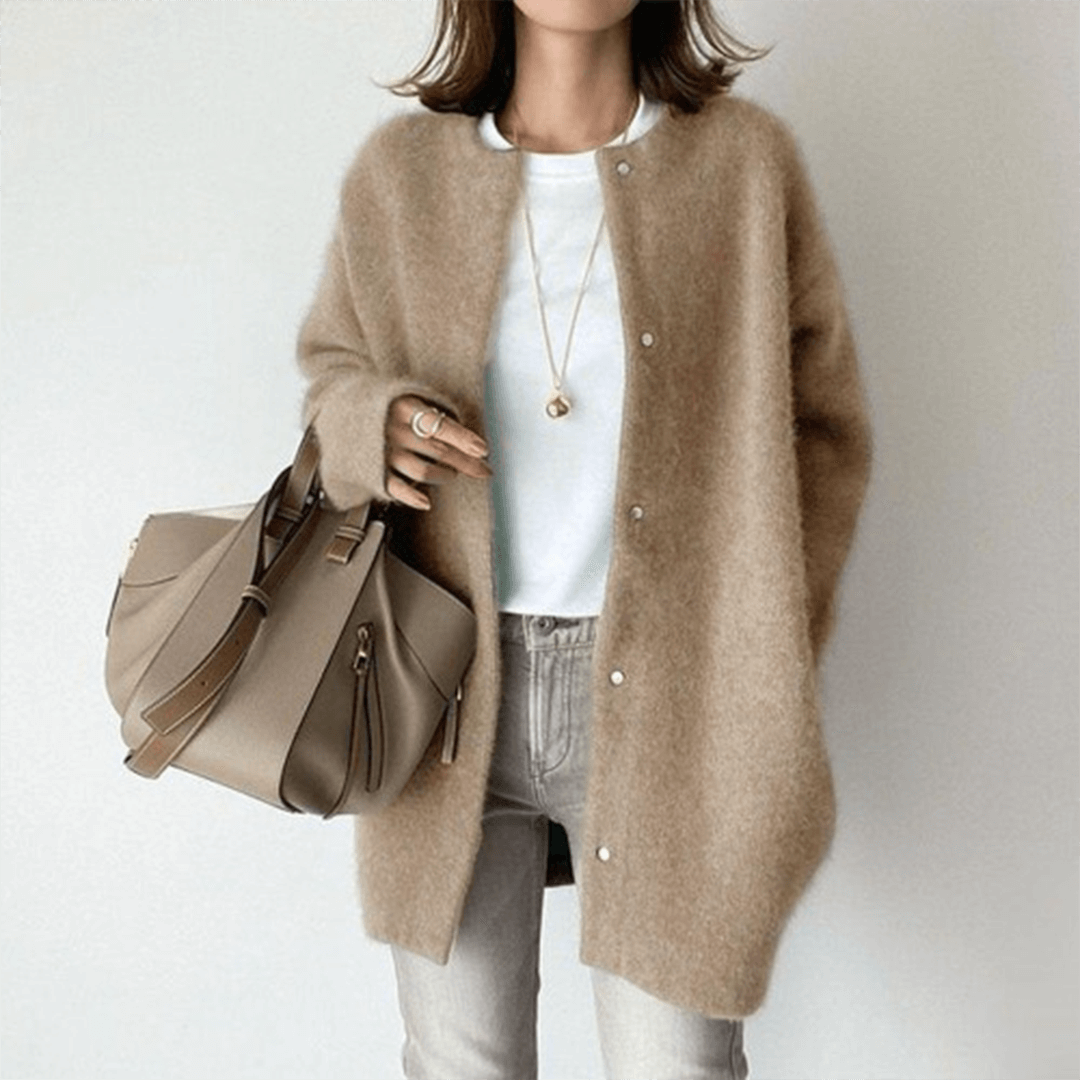 Ottilie Longline Soft Open-Style Knit Cardigan - view 1
