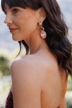 Rosabelle Pink Multi Drop Earrings - view 1