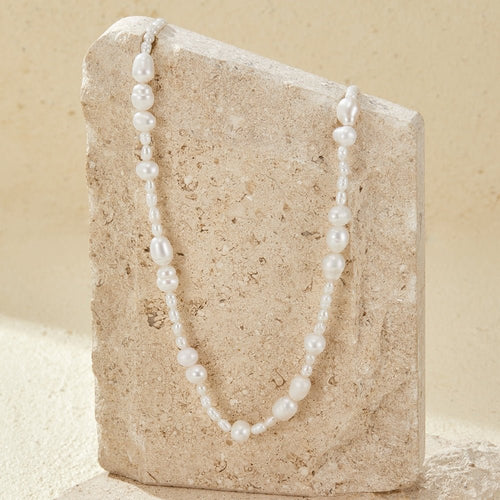 Alea Pearl Bead Necklace