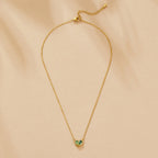 Rhea Amore Crystal Heart Necklace - view 3