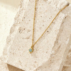 Tilda Aquamarine Gold Necklace - view 3