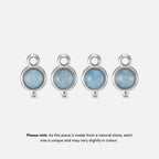Tilda Aquamarine Silver Necklace - view 6
