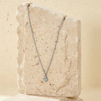 Tilda Aquamarine Silver Necklace - view 3