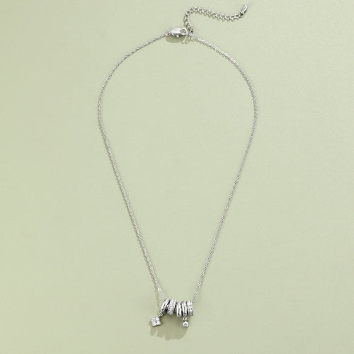 Aurea Silver Ring Pendant Necklace