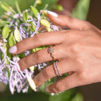Aurora Crystal Flower Ring - view 2
