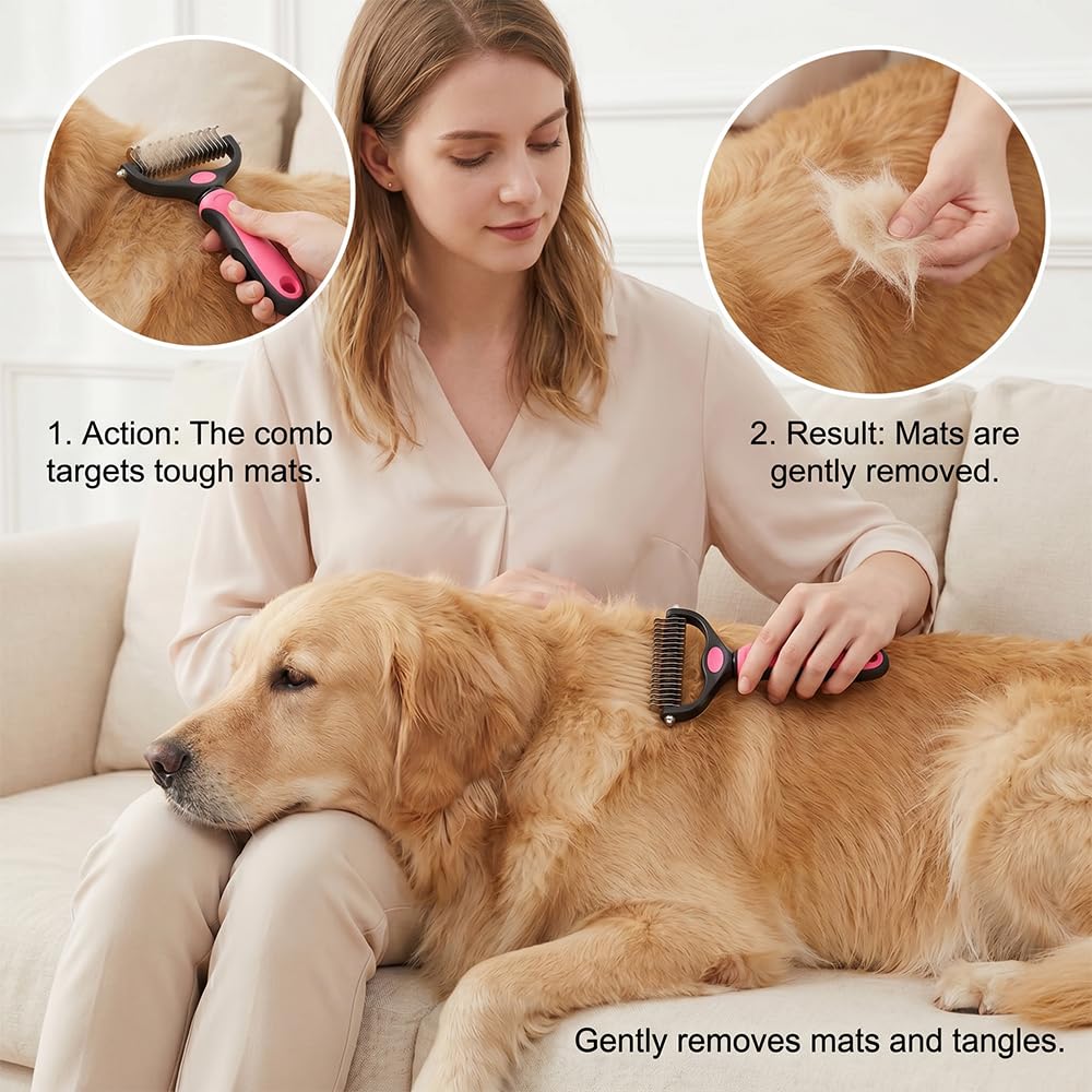 Dematting Comb for Cats & Dogs
