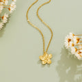 Blooming Gold Flower Necklace