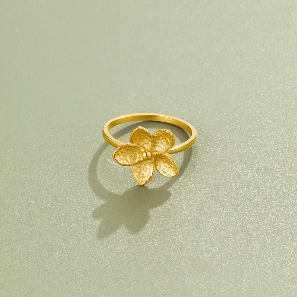 Blooming Gold Flower Ring