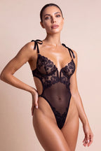 Salomé Floral Lace Bodysuit - view 8