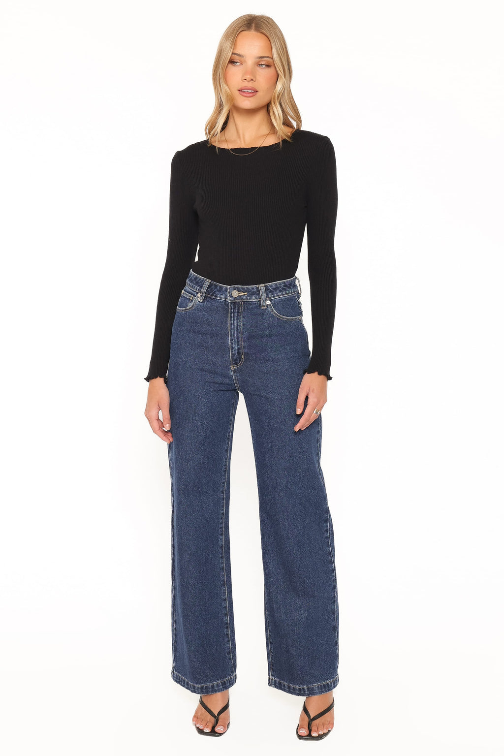 Abrand 94 Wide Leg Jeans in Tara Wash - view 2