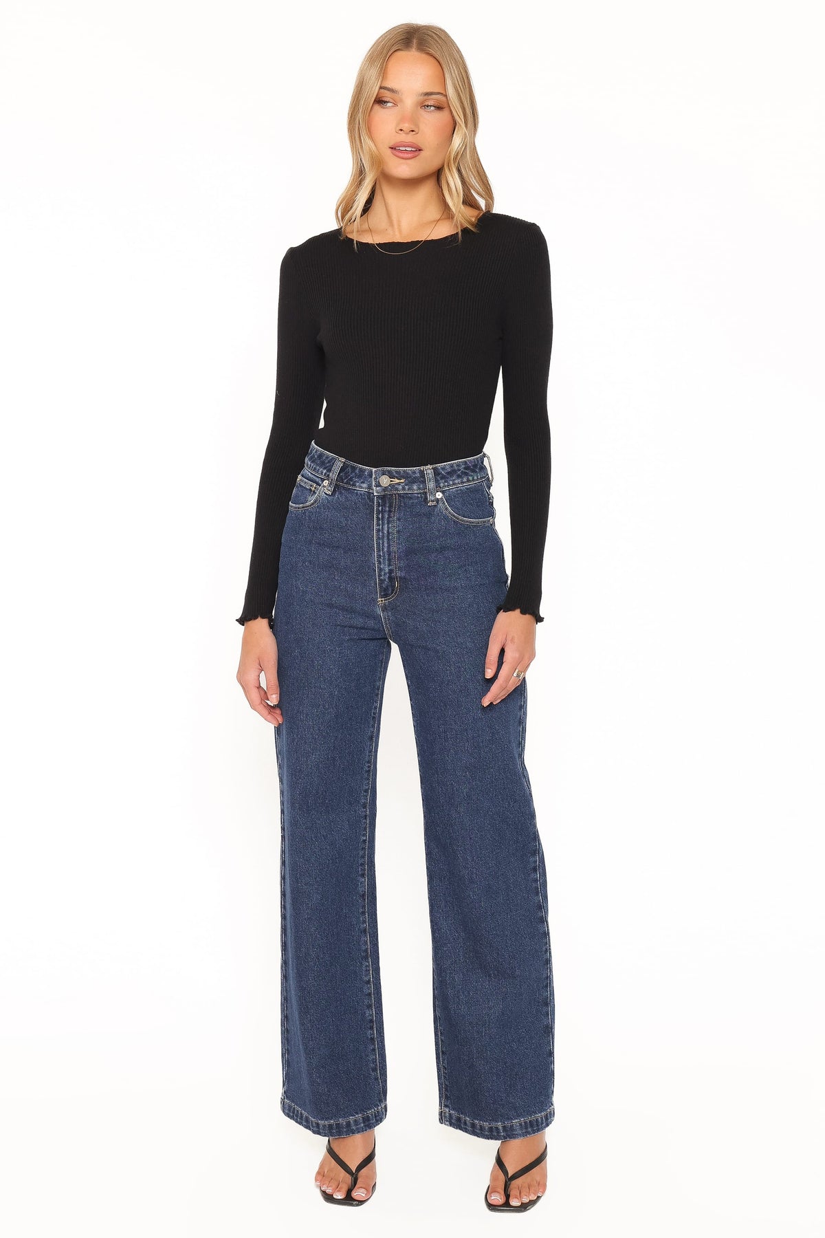 Abrand 94 Wide Leg Jeans in Tara Wash - view 2