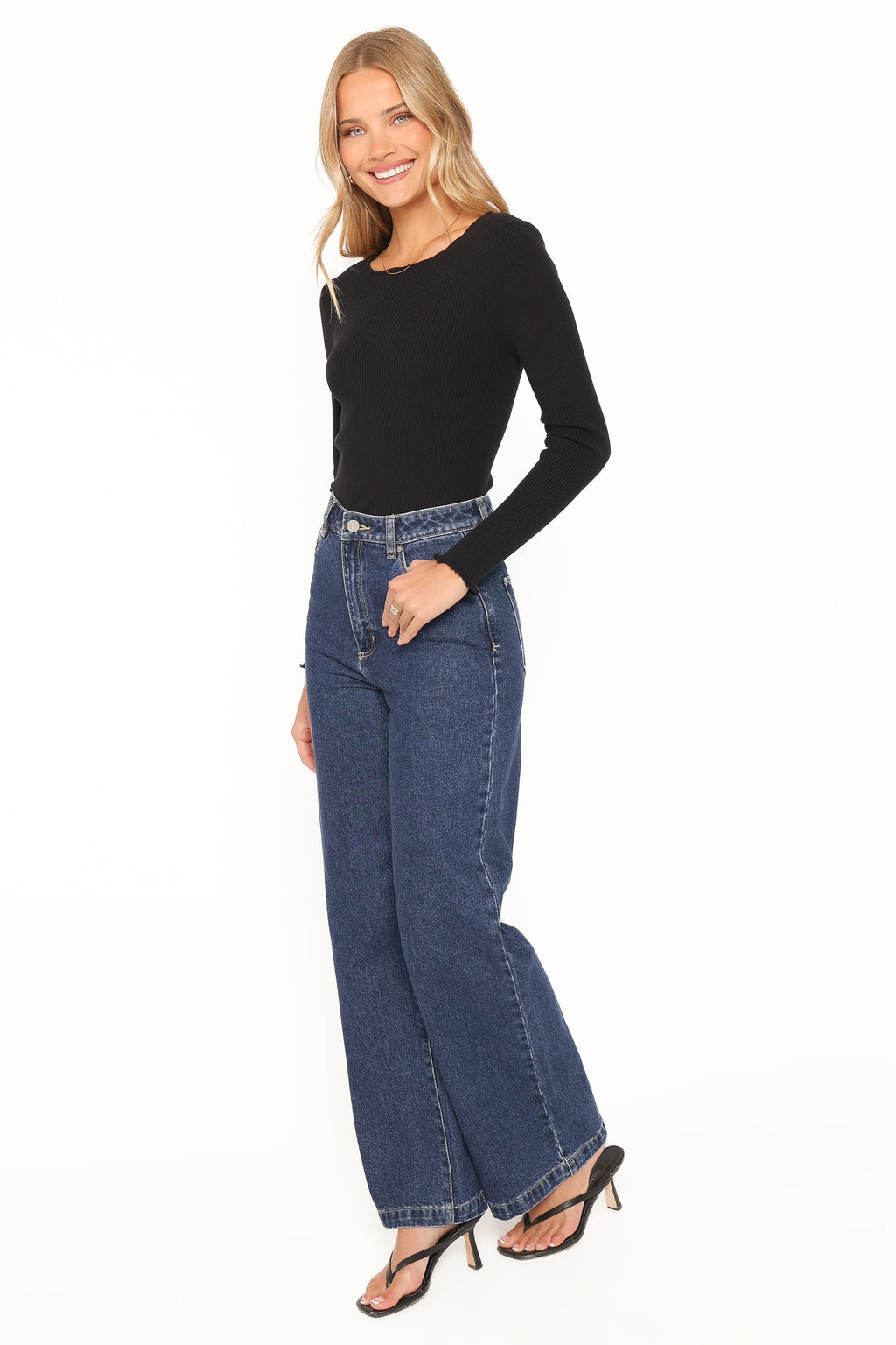 Abrand 94 Wide Leg Jeans in Tara Wash - view 3