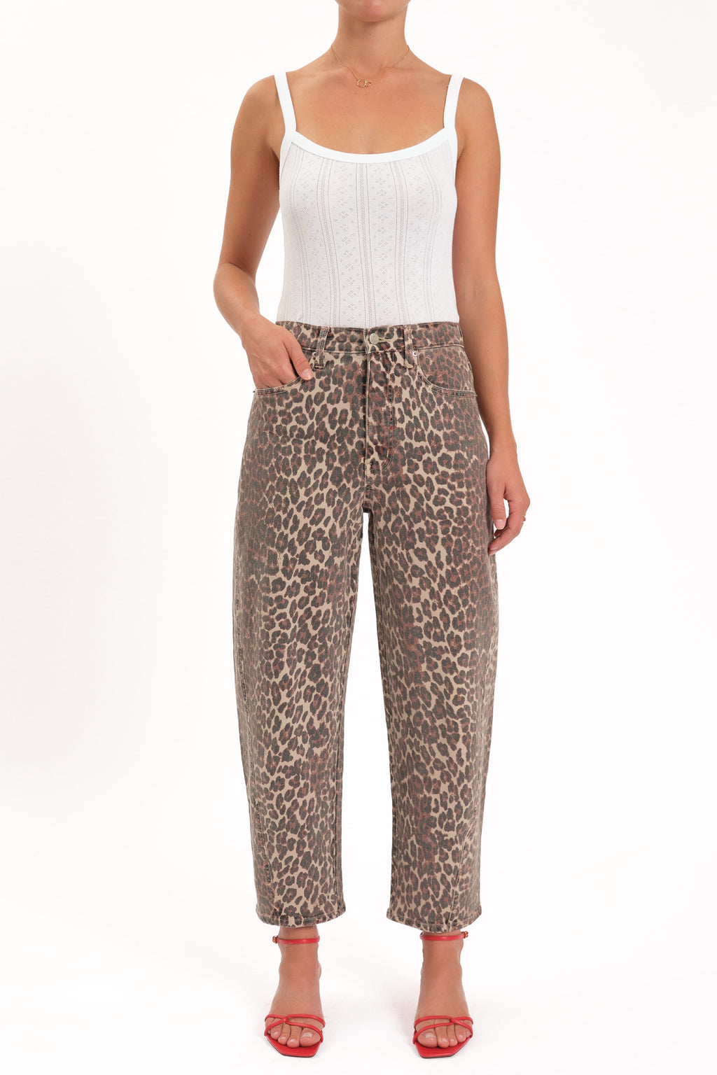 Daze Westward Barrel Leg Jeans in Cool Cat Wash - view 1