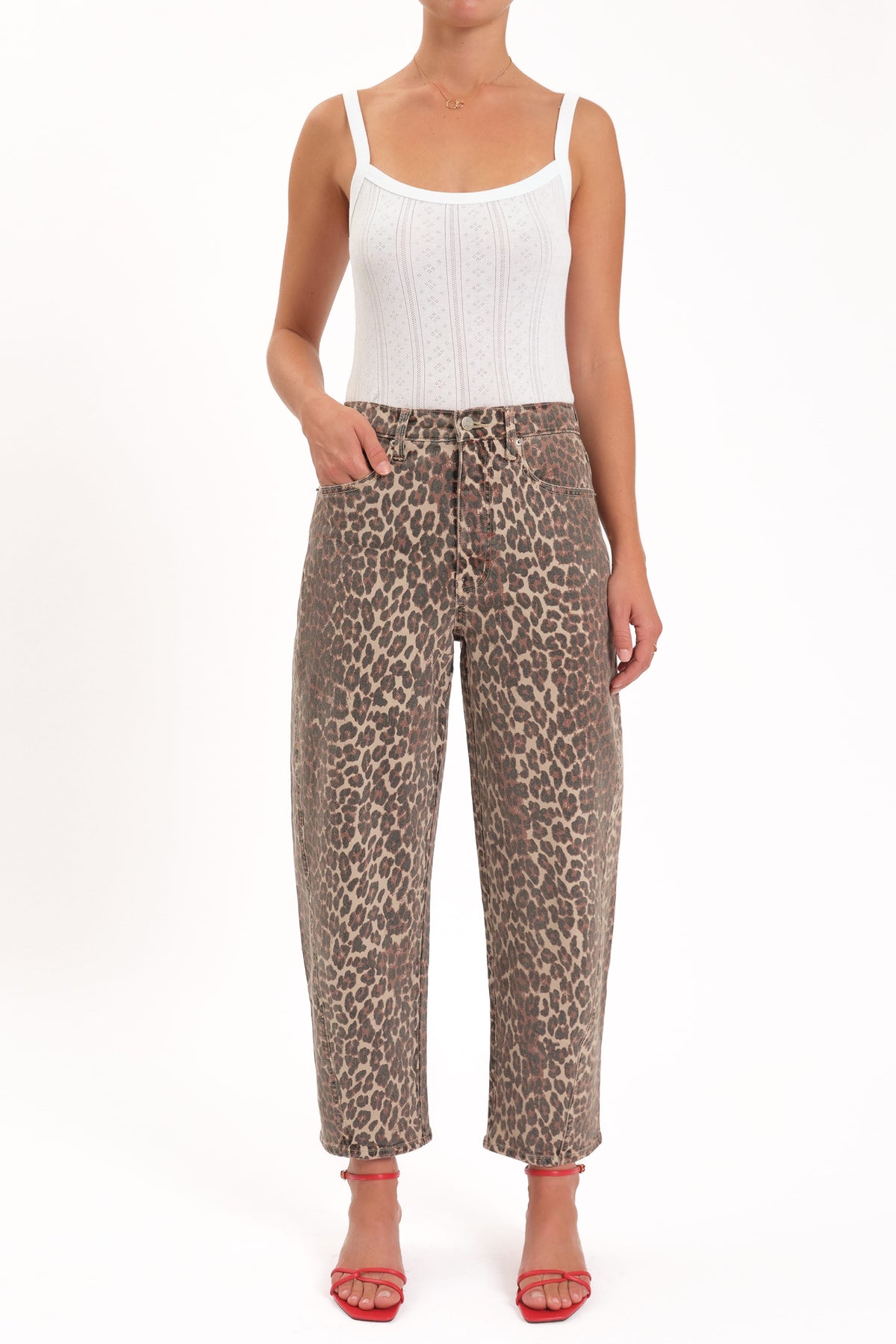 Daze Westward Barrel Leg Jeans in Cool Cat Wash - view 1