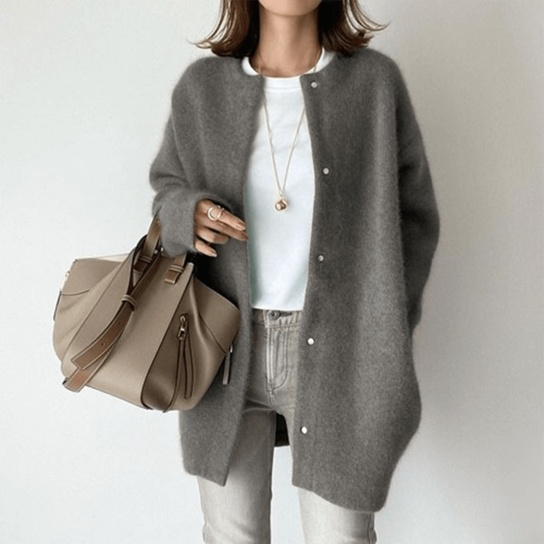 Ottilie Longline Soft Open-Style Knit Cardigan - view 6