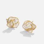 Camellia Bloom Stud Earrings - view 3