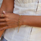 Cami Knotted Link Bracelet - view 4