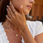 Cami Knotted Link Bracelet - view 2