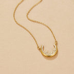 Dara Crescent Moon Pendant Necklace - view 1