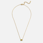 Edith Crystal Peridot Pendant Necklace - view 3