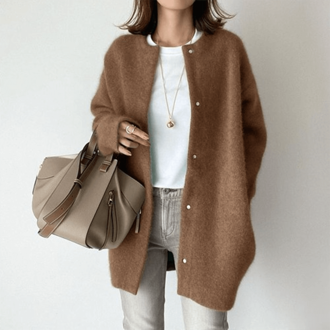 Ottilie Longline Soft Open-Style Knit Cardigan - view 5