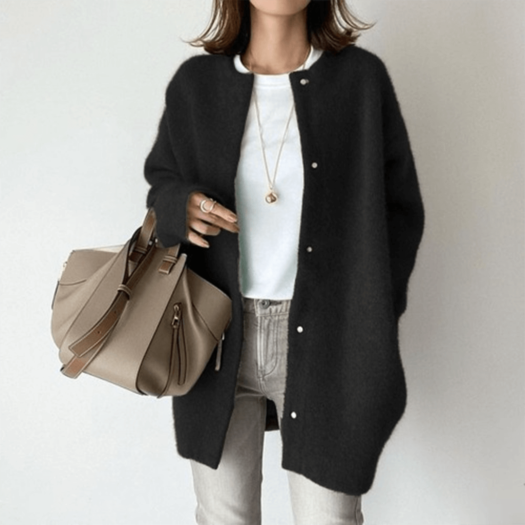 Ottilie Longline Soft Open-Style Knit Cardigan - view 4