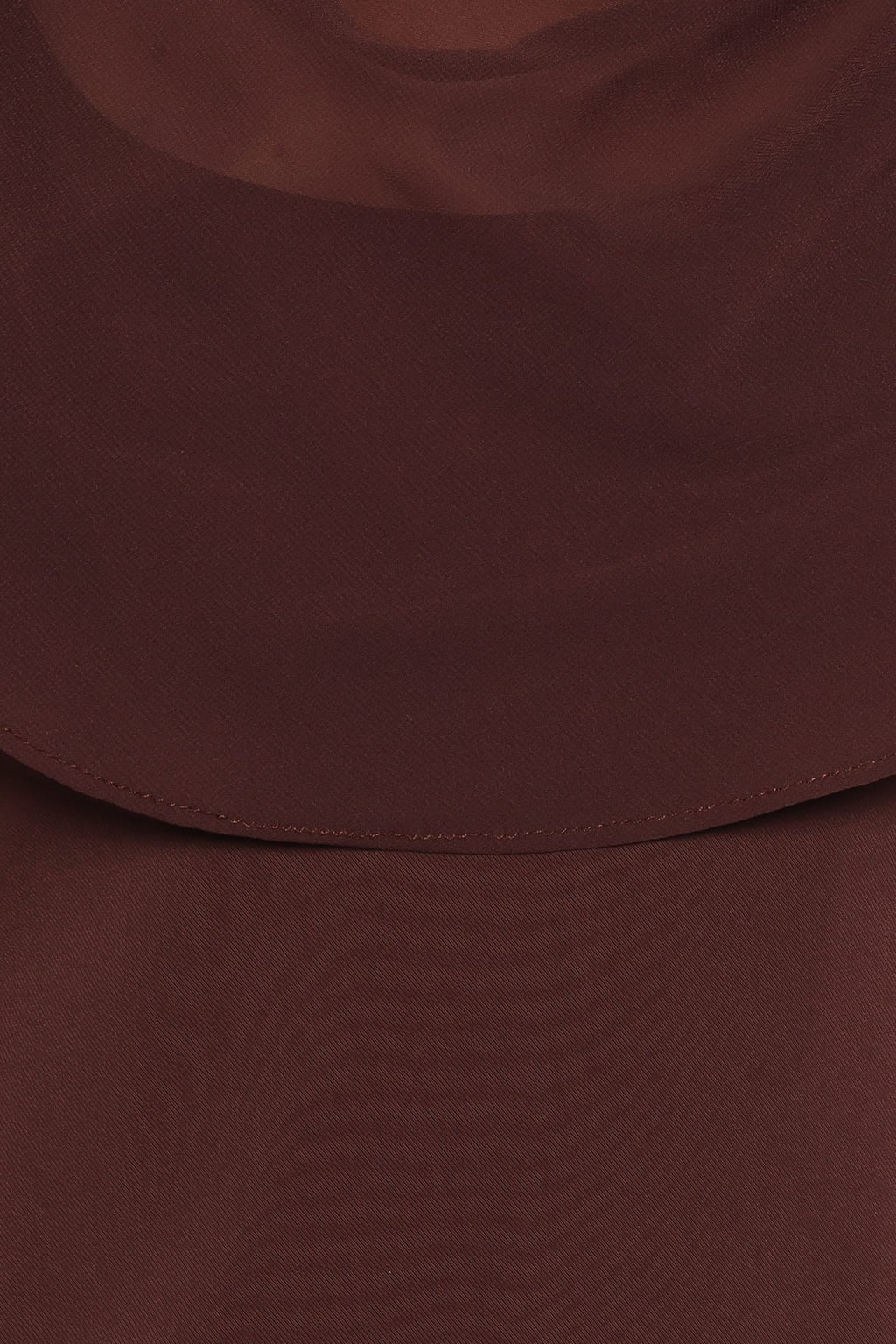 Klarissa Brown Draped Cowl Neck Bodycon Mini Dress - view 6