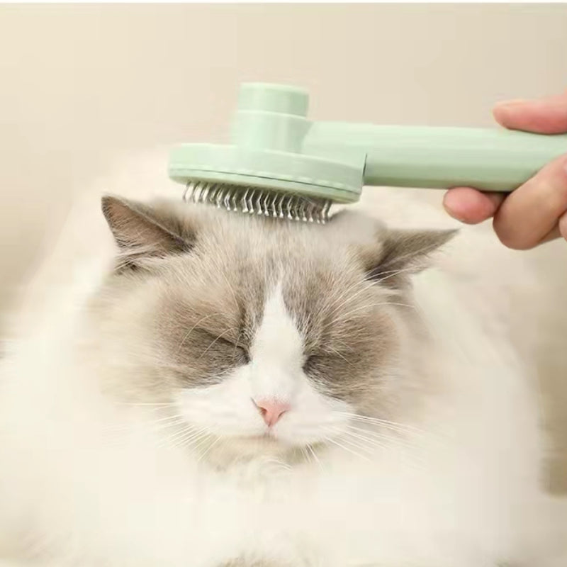 Self-Cleaning Slicker Brush