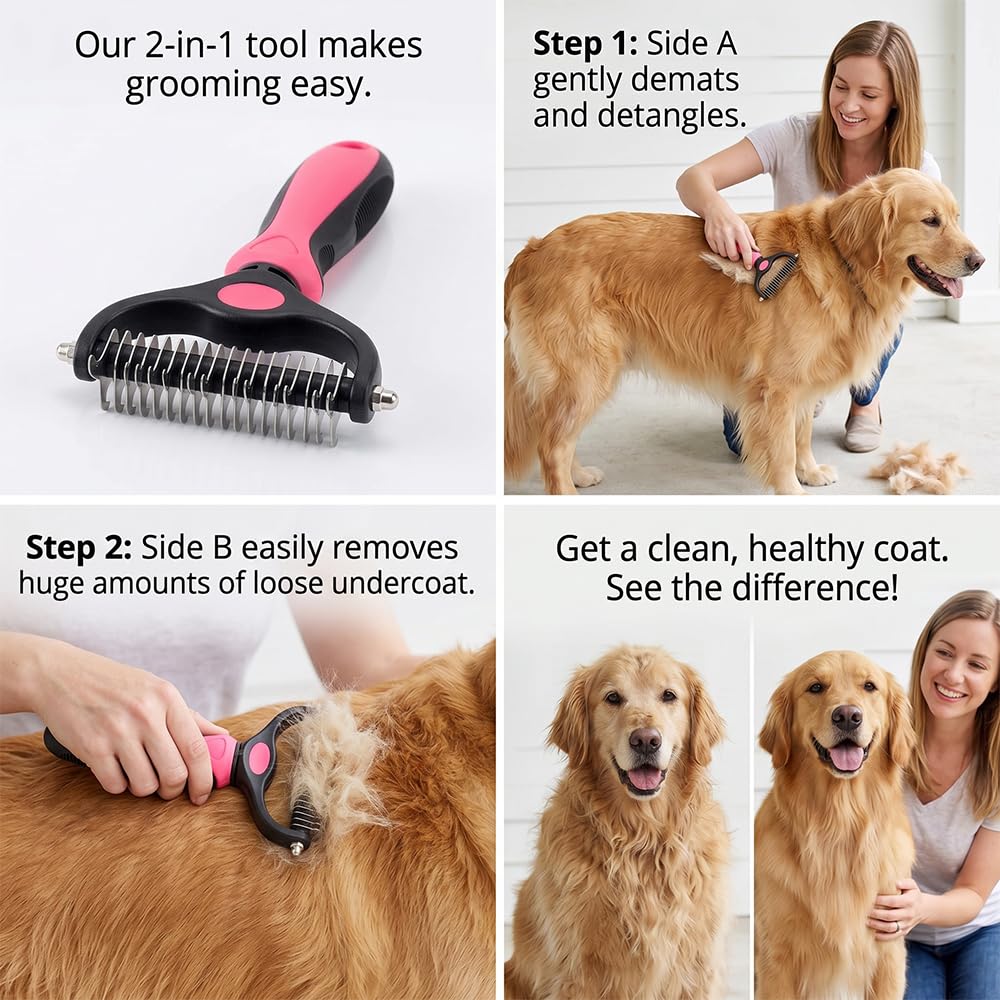 Dematting Comb for Cats & Dogs
