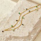 Elara Stone Droplet Necklace - view 1