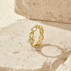 Elise Waterproof Moonstone Ring - view 1