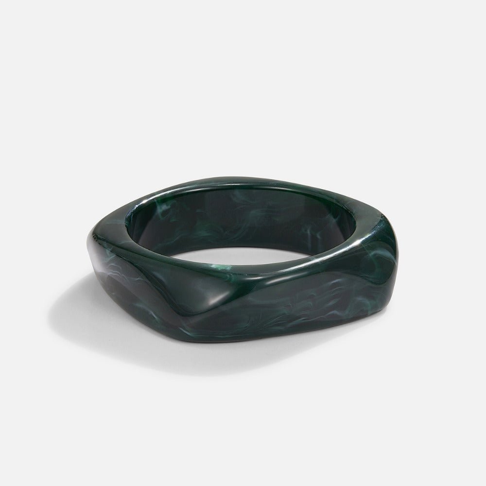 Emerald Swirl Bangle