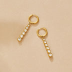 Emily Crystal Drop Earrings - view 3
