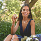 Joni Engraved Wildflower Silver Necklace - view 5