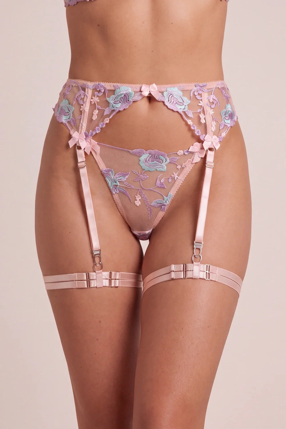 Alena Mesh 5-Piece Lingerie Set - view 6