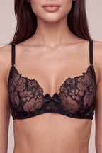 Angel Floral Lace Balconette 3-Piece Lingerie Set - view 3