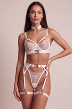 Crystal Satin Balconette 5-Piece Lingerie Set - view 1