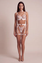 Crystal Satin Balconette 5-Piece Lingerie Set - view 5