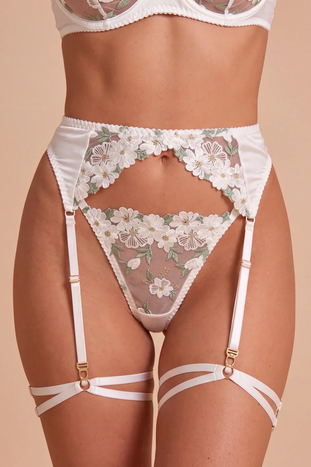 Elina Tulle 4-Piece Lingerie Set - view 6
