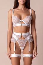 Elodie White 4-Piece Lingerie Set - view 2