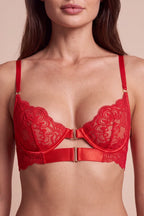 Elodie Red 4-Piece Lingerie Set - view 3
