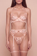 Elora Floral Lace Balconette 4-Piece Lingerie Set - view 2