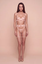 Elora Floral Lace Balconette 4-Piece Lingerie Set - view 5