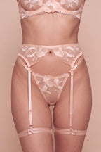 Elora Floral Lace Balconette 4-Piece Lingerie Set - view 6